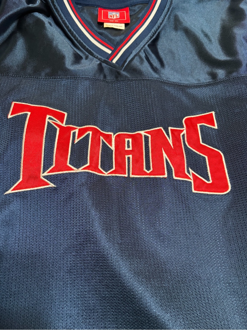 NFL Titans Navy and Red Jersey